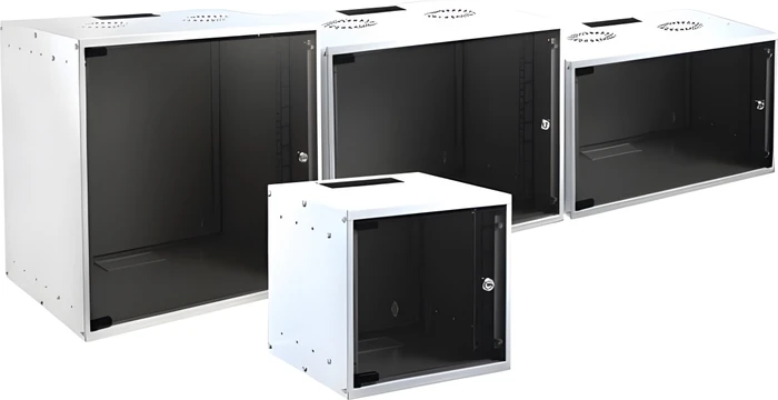 EFB Elektronik Basic Wandgehäuse 12HE, Sicherheitsglastür, IP2X, weiß, 600mm tief