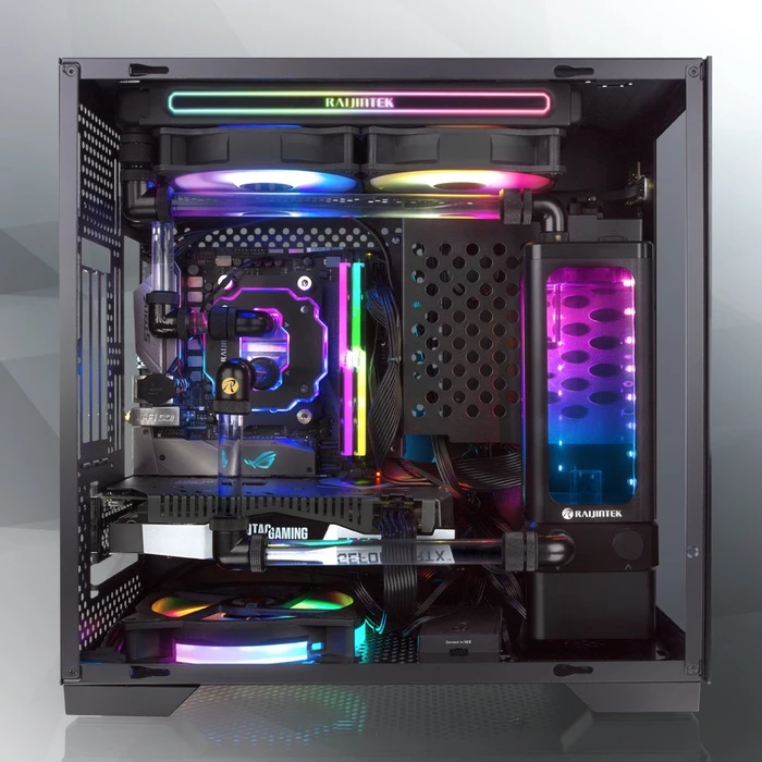 Raijintek Paean Mini, Glasfenster, Mini-ITX