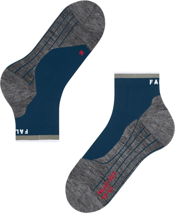 Falke RU4 Endurance Short Reflect Laufsocken blue pond (Herren)