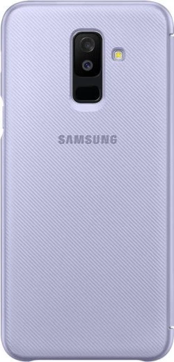 Samsung Flip Wallet für Galaxy A6+ (2018) violett