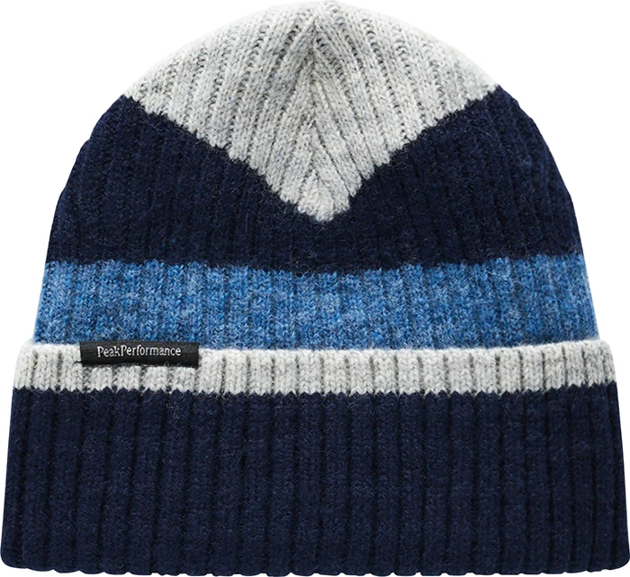 Peak Performance Traverse Mütze med grey melange/blue shadow
