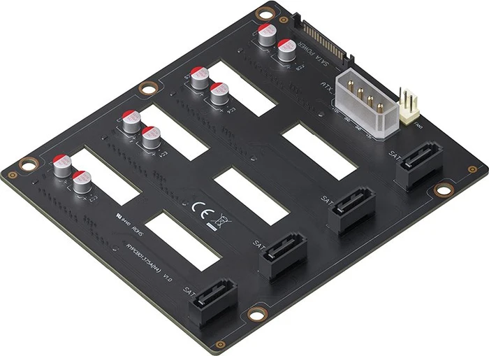 Jonsbo N5 Black, schwarz/braun