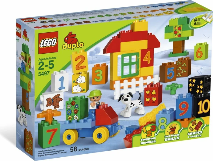 LEGO DUPLO Lernen mit Steinen - Zahlen-Lernspiel