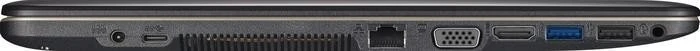ASUS X540LA-DM977T, Chocolate Black, Core i3-5005U, 8GB RAM, 256GB SSD, 1TB HDD, DE