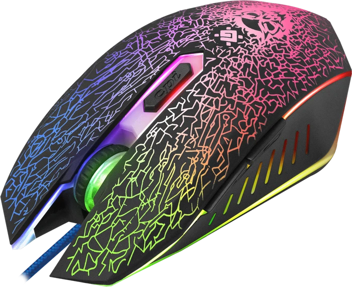 Defender Shock GM-110L RGB Gaming Mouse schwarz, USB