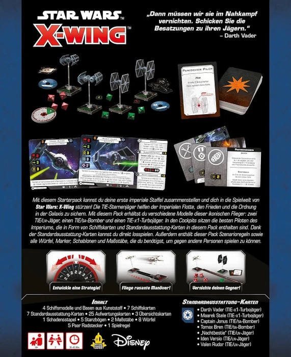Star Wars X-Wing 2. Edition Galaktisches Imperium Staffel-Starterpack