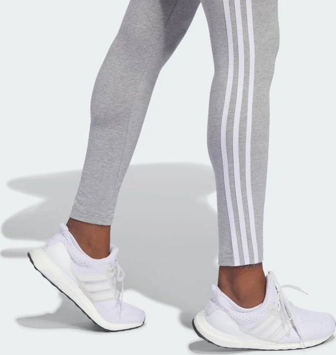 adidas Future Icons 3-Streifen Hose lang medium grey heather (Damen)