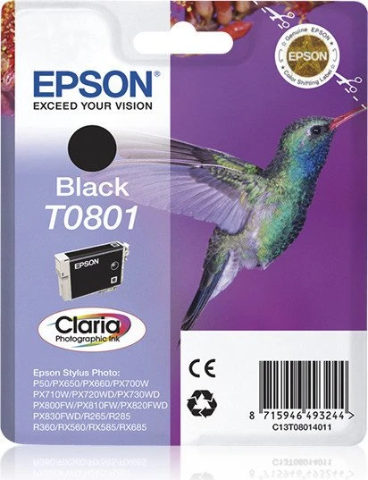 Epson Tinte T0801 schwarz