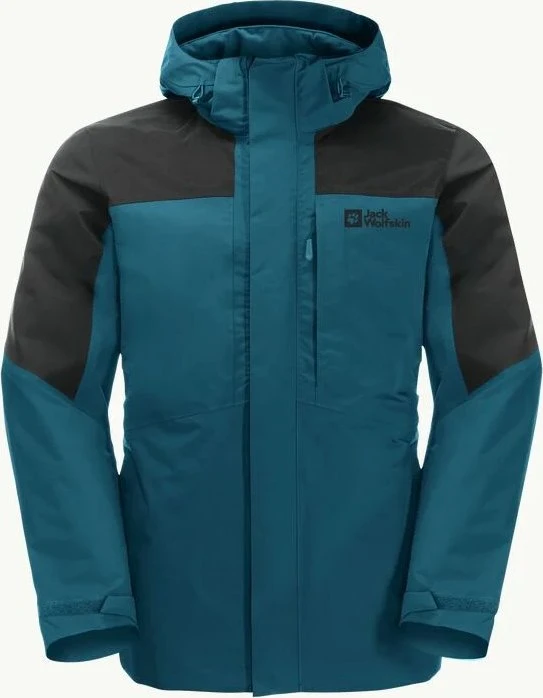 Jack Wolfskin Romberg 3in1 Funktionsjacke blue coral (Herren)