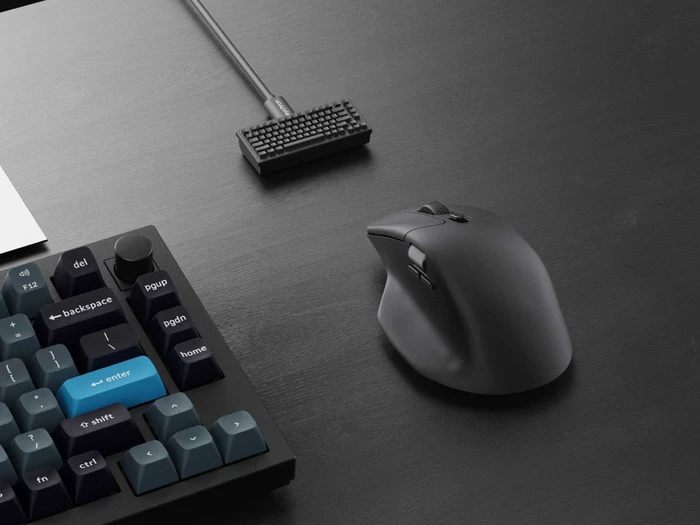 Keychron M6 Wireless Mouse schwarz, 4K PixArt 3395, USB/Bluetooth