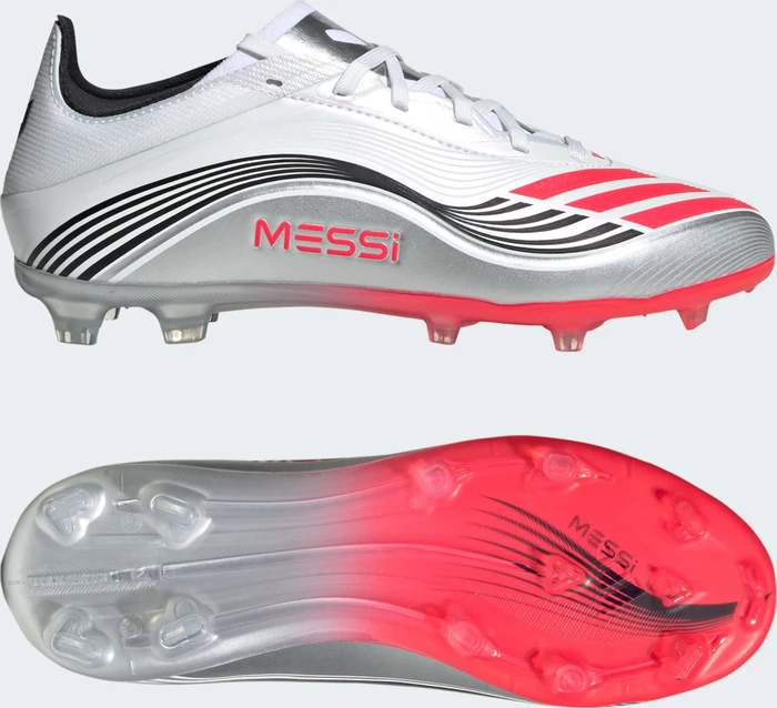 adidas F50 Elite Messi FG cloud white/lucid red/silver metallic (Junior)