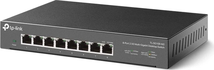 TP-Link TL-SG108-M2 Desktop 2.5G Switch, 8x RJ-45
