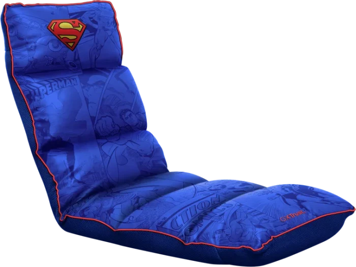 Trust Gaming GXT 718SM Superman Edition Gaming-Floor-Stuhl, blau/rot