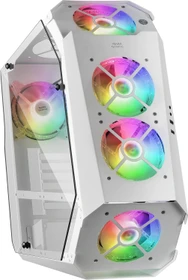 Mars Gaming MC51 White, Glasfenster