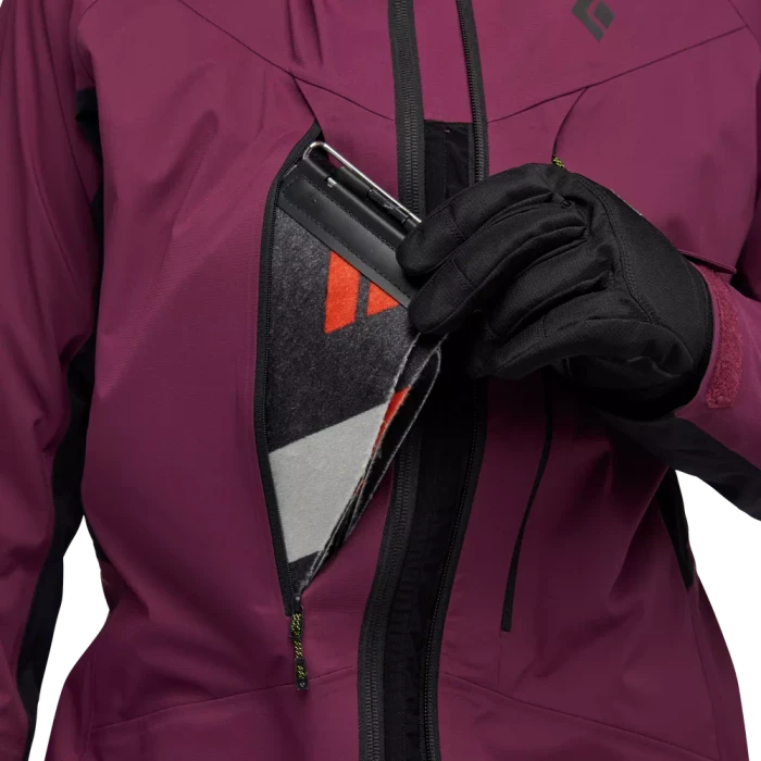 Black Diamond Dawn Patrol Hybrid Shell Funktionsjacke blackberry (Damen)