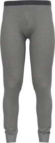 Odlo Natural Merino 200 Tights Hose lang steel grey melange (Herren)