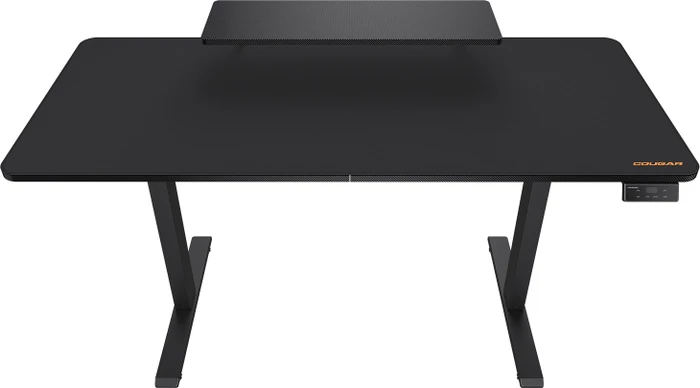 Cougar E-Star 140 Gaming Desk elektrisch höhenverstellbarer Sitz-Steh-Schreibtisch 140x60cm schwarz/schwarz
