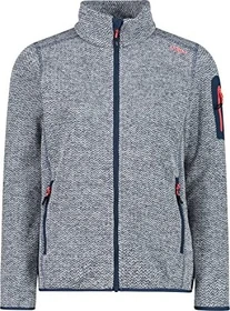 CMP Knit Tech Melange Fleece Jacke blue ink/bianco (Damen)