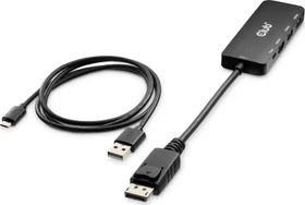 Club 3D DisplayPort to Triple HDMI Hub, DisplayPort 2.1 auf 3x HDMI Adapter (CSV-7330)