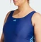 adidas 3-Streifen Badeanzug dark blue/blue burst (Damen) Vorschaubild