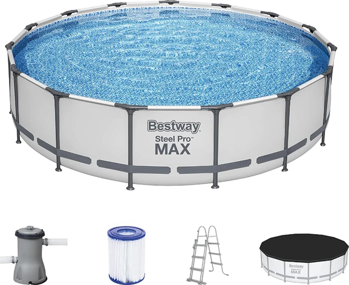 Bestway Steel Pro Frame Pool Set rund 457x107cm