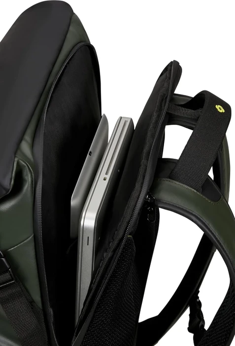 Samsonite Paradiver Light, Rolltop Backpack L, 17.3" Notebook-Rucksack, 49cm, 25/35l, erweiterbar, Jungle Green