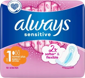 Always Ultra Normal mit Flügeln Größe 1, 10 Stück
