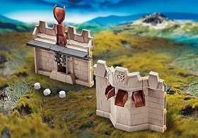 playmobil Novelmore Mauererweiterung mit Katapult für die Große Burg von Novelmore