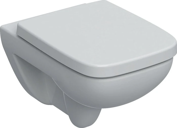 Geberit Renova Plan Set Wand-WC Tiefspüler, mit WC-Sitz weiß
