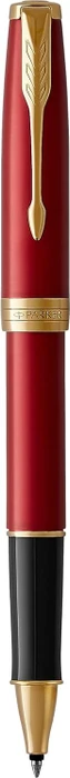 Parker Sonnet Intense Red Lacquer GT Kugelschreiber rot/schwarz/gold trim, Geschenkbox