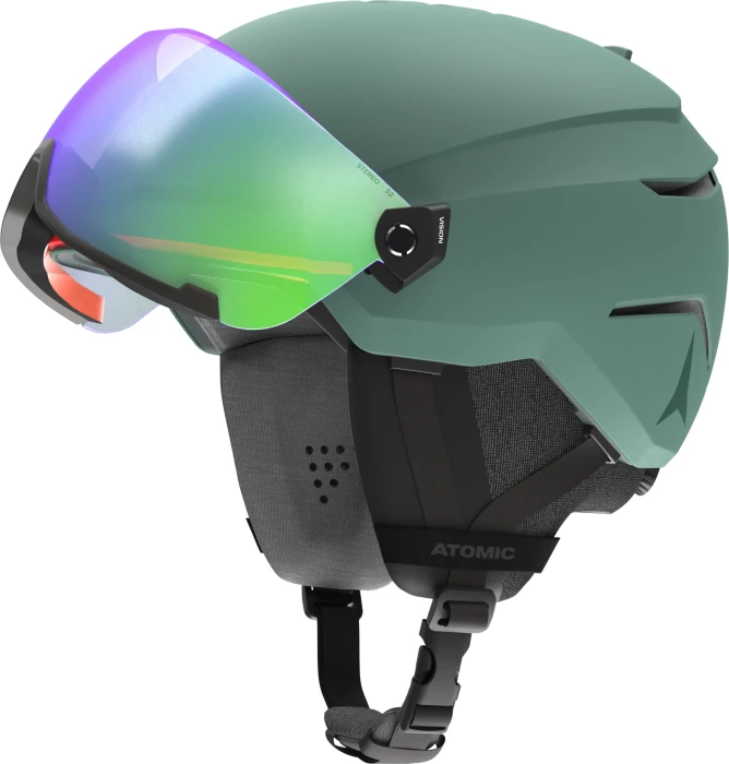 Atomic Savor Visor Stereo Helm grün