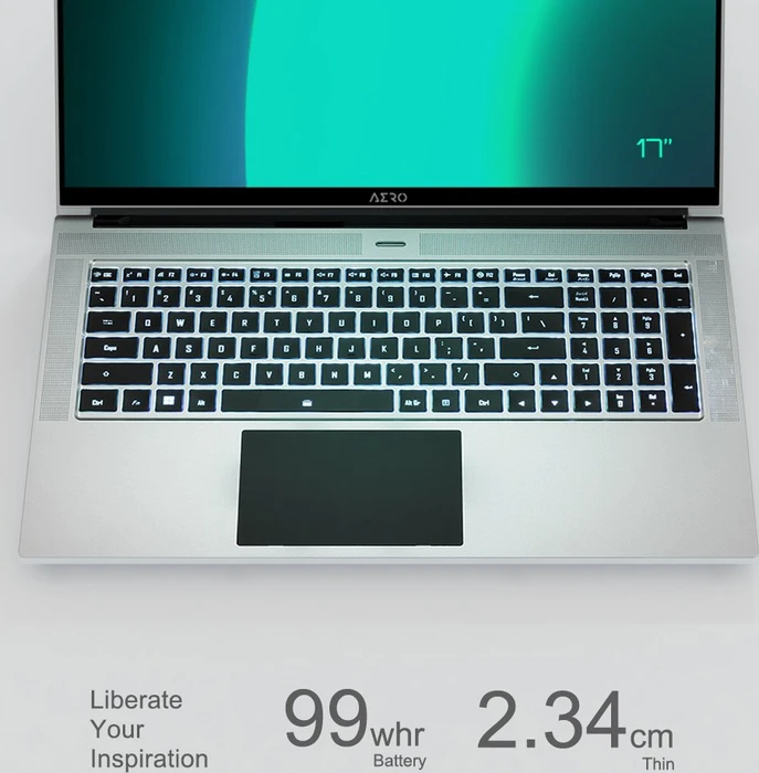 GIGABYTE AERO 17 XE5-73UK738HP, Core i7-12700H, 16GB RAM, 2TB SSD, GeForce RTX 3070 Ti, UK