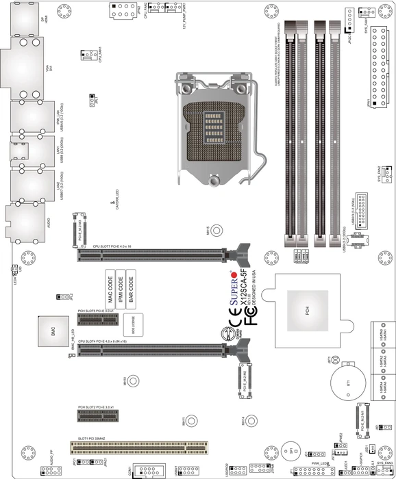Supermicro X12SCA-5F, retail (Intel 1200)