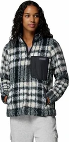 Columbia West Bend II Sherpa Half Zip Fleece Pullover black/herringplaid (Damen)