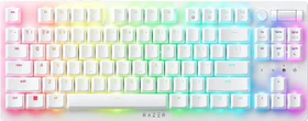 Razer DeathStalker V2 Pro TKL, Mercury White, Razer Low-Profile Linear Optical RED, USB/Bluetooth, US (RZ03-04373500-R3M1)