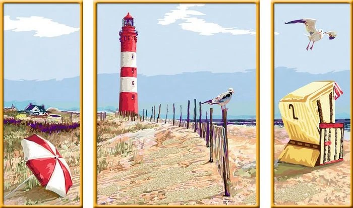 Ravensburger Malen nach Zahlen Malerische Dünen