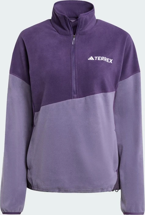 adidas Terrex Multi Climawarm Fleece Funktionsshirt langarm aurora plum/preloved violet/aurora black (Damen)