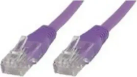 MicroConnect Patchkabel, Cat6, U/UTP, RJ-45/RJ-45, 20m, violett