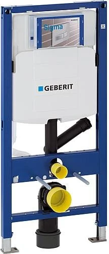 Geberit Duofix Element für Wand-WC, 112cm, mit Sigma UP-Spülkasten 12cm (UP320), für Geruchsabsaugung mit Abluft