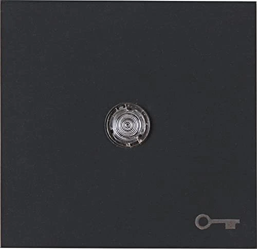 Kopp HK07 Flächenwippe mit Linse und Symbol Schlüssel, anthrazit