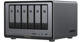 Ugreen NASync DXP6800 Pro 8TB, 8GB RAM, 2x RJ-45 10GBase-T, 2x Thunderbolt 4 / USB4
