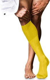 Falke No. 9 Pure Fil d'Écosse Socken sunshine (Herren)