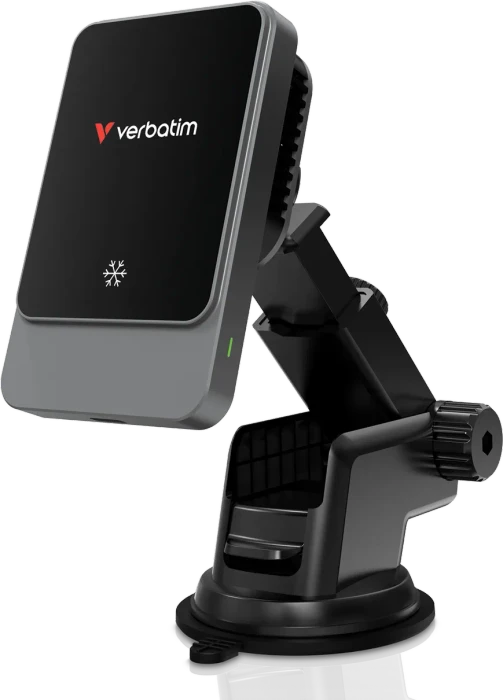 Verbatim Charge 'n' Drive Autoladegerät RGB magnetisch grau/schwarz