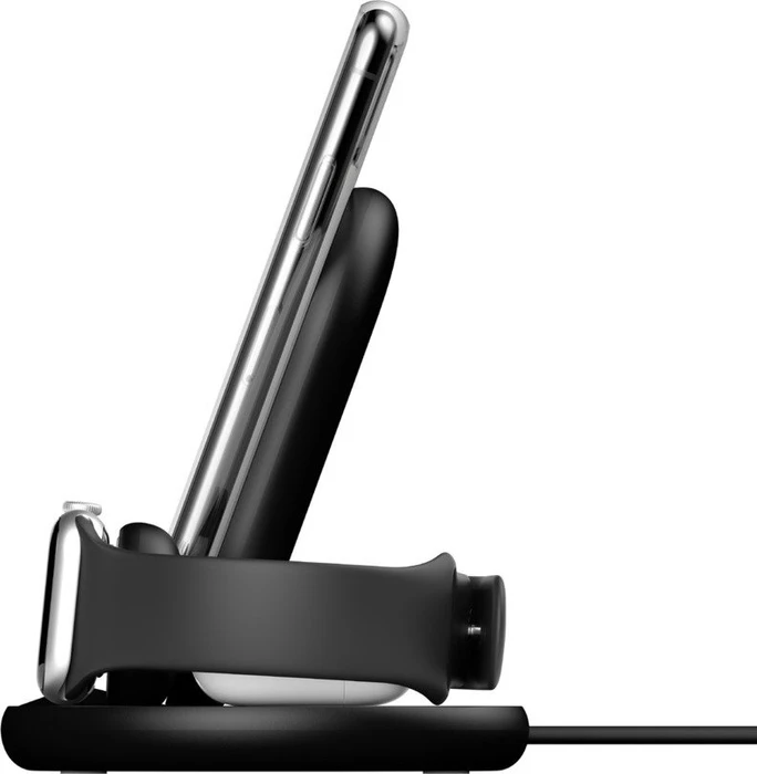 Belkin BoostCharge 3-in-1 Wireless Charger for Apple Devices schwarz