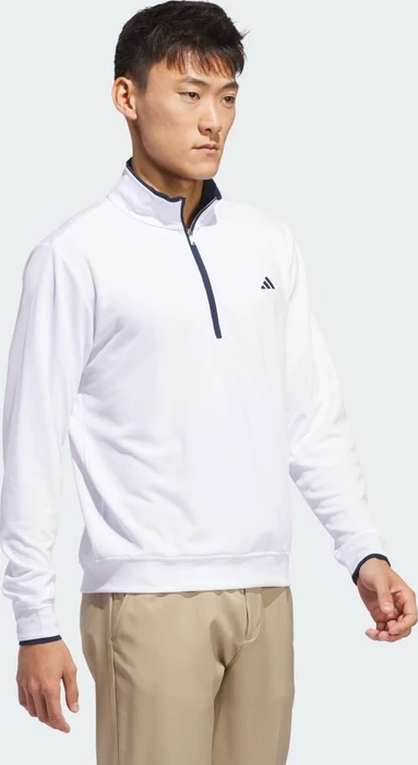 adidas Lightweight Half-Zip Pullover weiß (Herren)