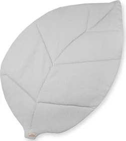 Julius Zöllner Krabbeldecke Blatt Waffelpiqué Light Grey