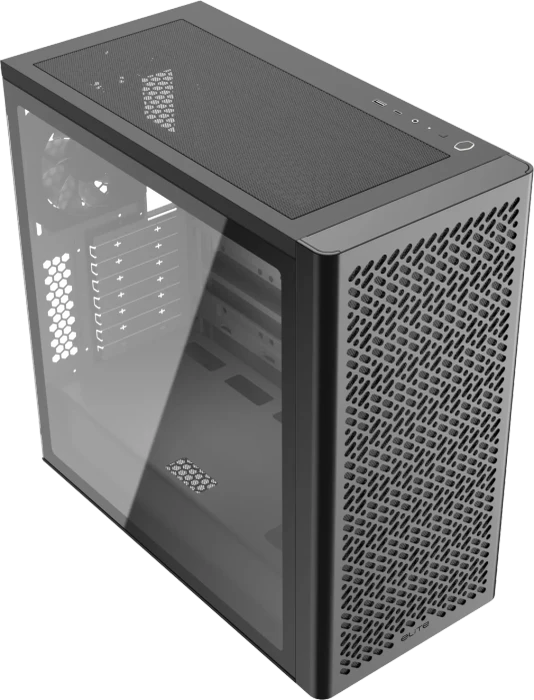 Cooler Master Elite 502 Lite Black, Glasfenster
