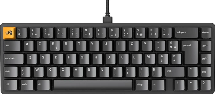 Glorious GMMK 2 Compact, 65%, schwarz, LEDs RGB, Glorious Fox Linear, USB, FR