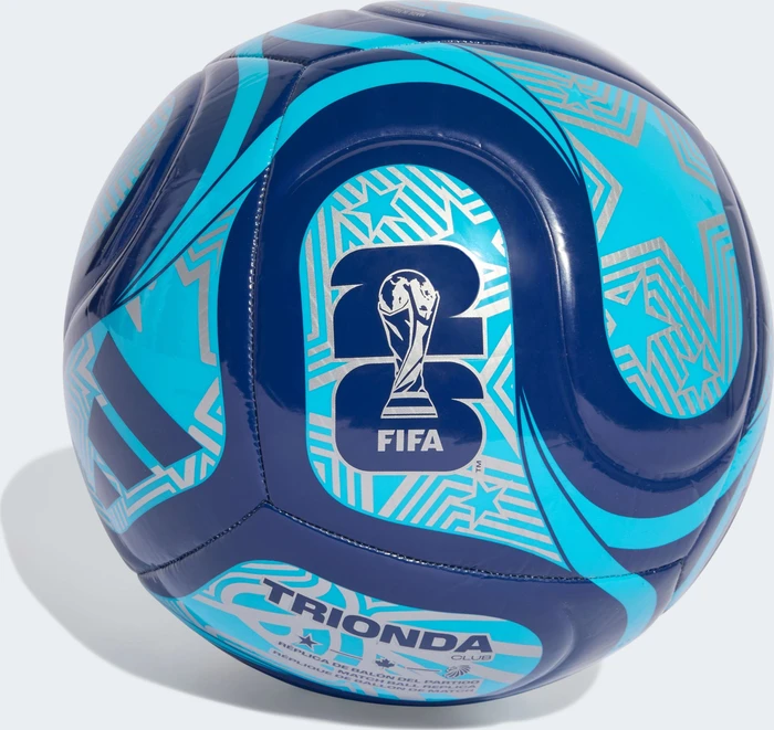 adidas Trionda FIFA WM 2026 Club Fußball night indigo/semi pink glow/silver metallic