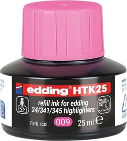 edding HTK25 Textmarker Tintenflasche pink, 25ml